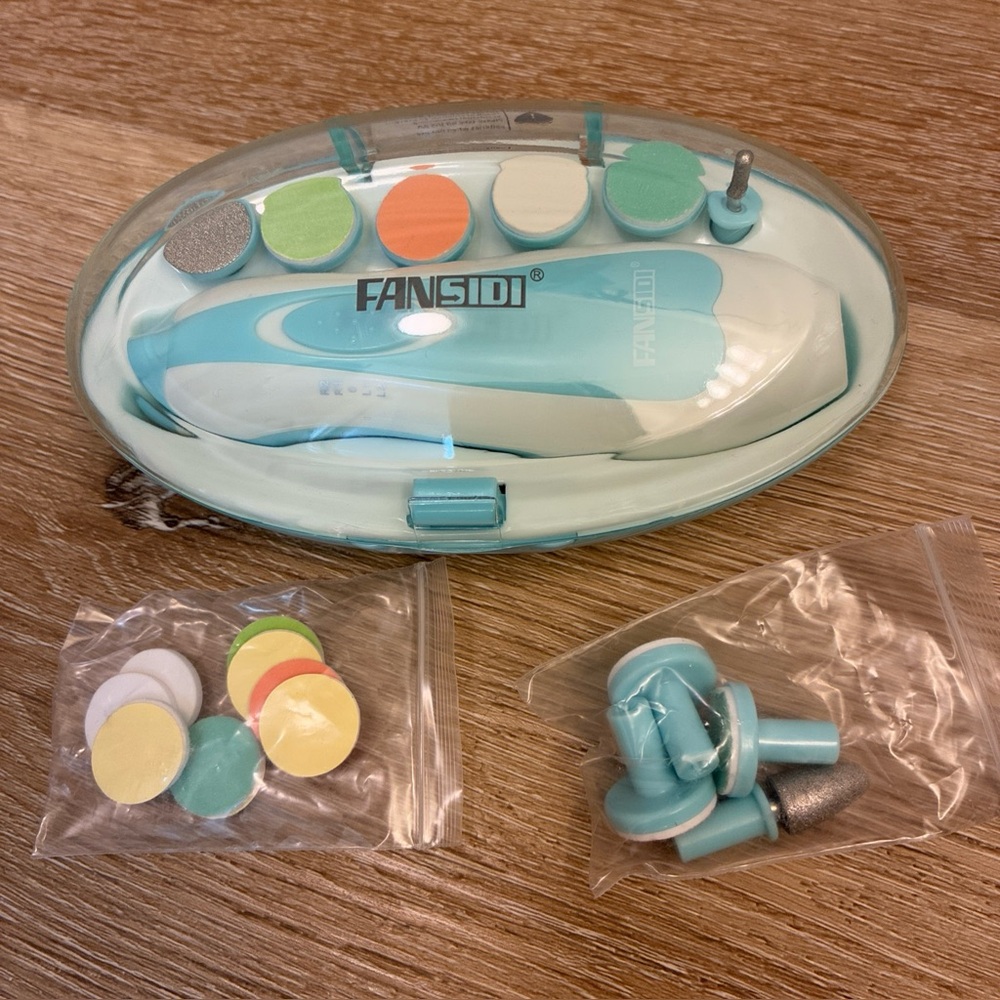 FANSIDI Baby Nail Trimmer Electric Baby Nail Clippers Safe Baby Nail File Kit